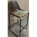 Chaise de bar en cuir Style industriel